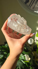 Clear Quartz Intricate Dragon Carving 217i