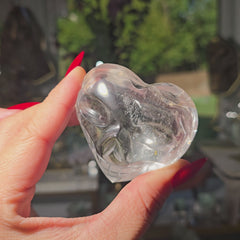 Clear Quartz Sweetheart Skullie 🤍 53x