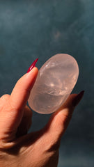 Rose Quartz Palm Stone 31q