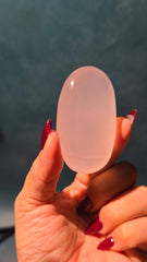 Rose Quartz Palm Stone 33b