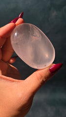 Rose Quartz Palm Stone 36m