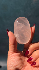 Rose Quartz Palm Stone 31q