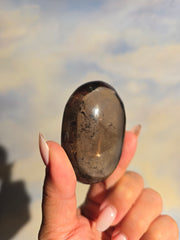 Smoky Quartz Palm Stone 36d