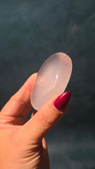 Rose Quartz Palm Stone 36m