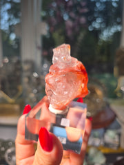 Fire Quartz Anatomical Heart 35a