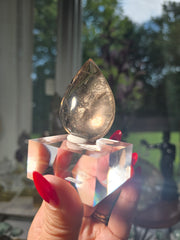Smoky Quartz Teardrop 26w