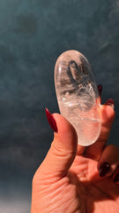Clear Quartz Palm Stone 42t