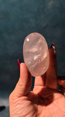 Rose Quartz Palm Stone 31q