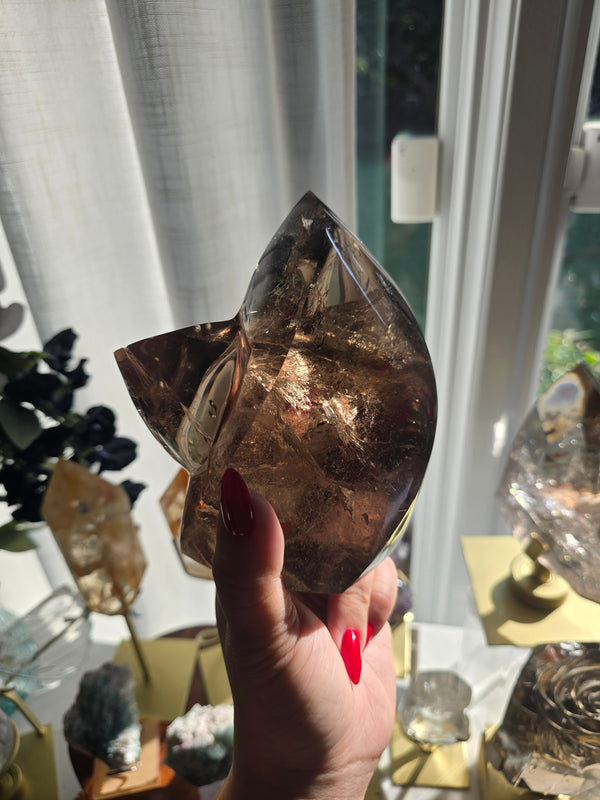 Smoky Quartz Twin Flame Clearance 417x