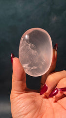 Rose Quartz Palm Stone 36m