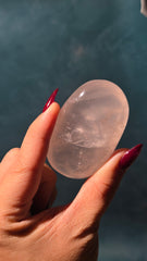 Rose Quartz Palm Stone 31q