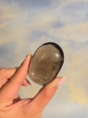 Smoky Quartz Palm Stone 36d