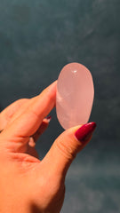 Rose Quartz Palm Stone 33b